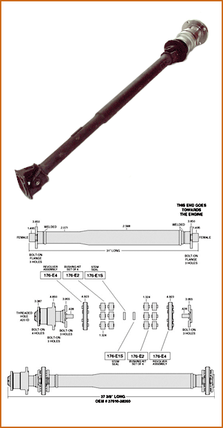Drive shaft, driveshaft, drive-shaft, ROCKFORD CV SHAFT